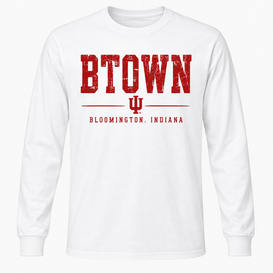 B-Town Classic IU Long Sleeve Tee in White