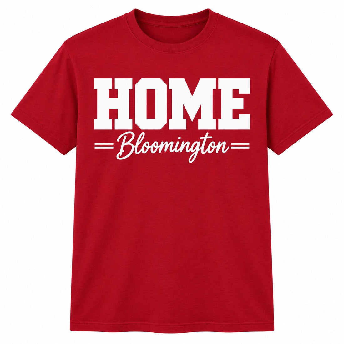 Home Bloomington Tee in Crimson