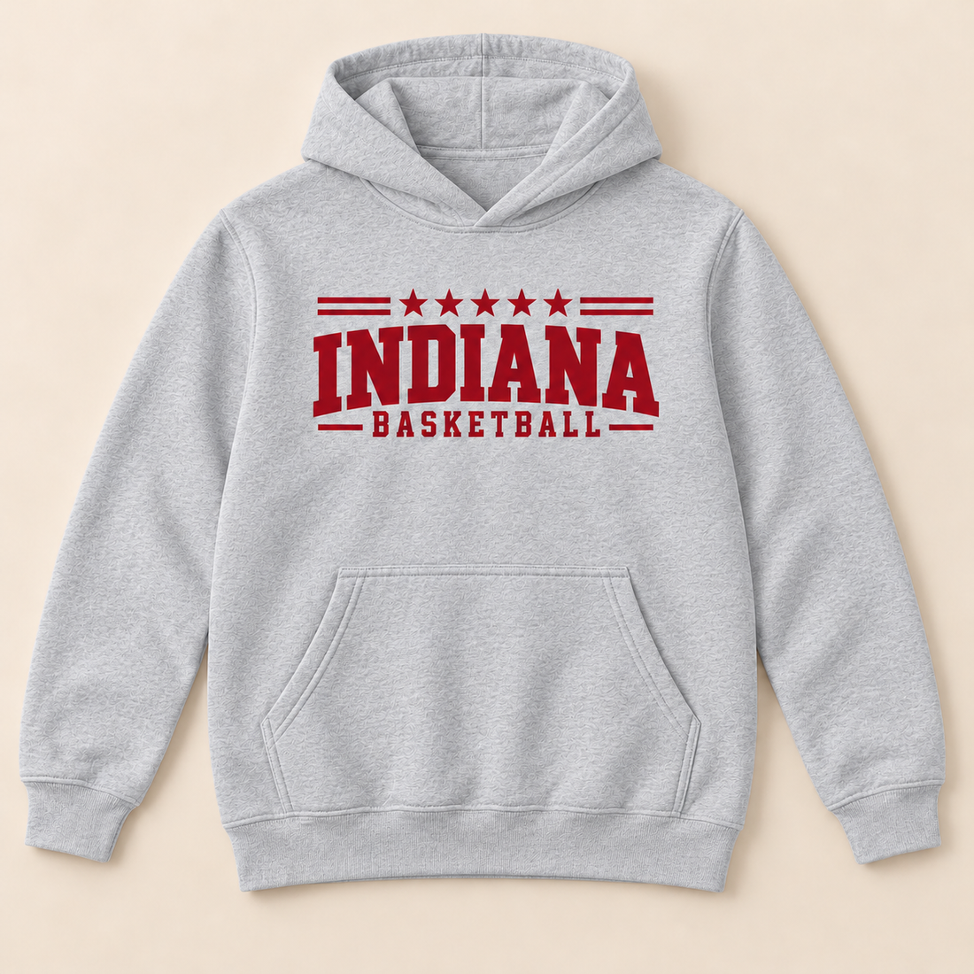Five Star Sport Gray Hoodie garment mockup