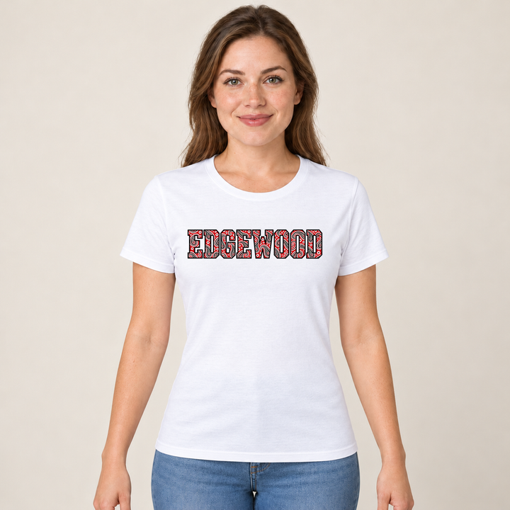 Edgewood Mustangs Paisley T-Shirt