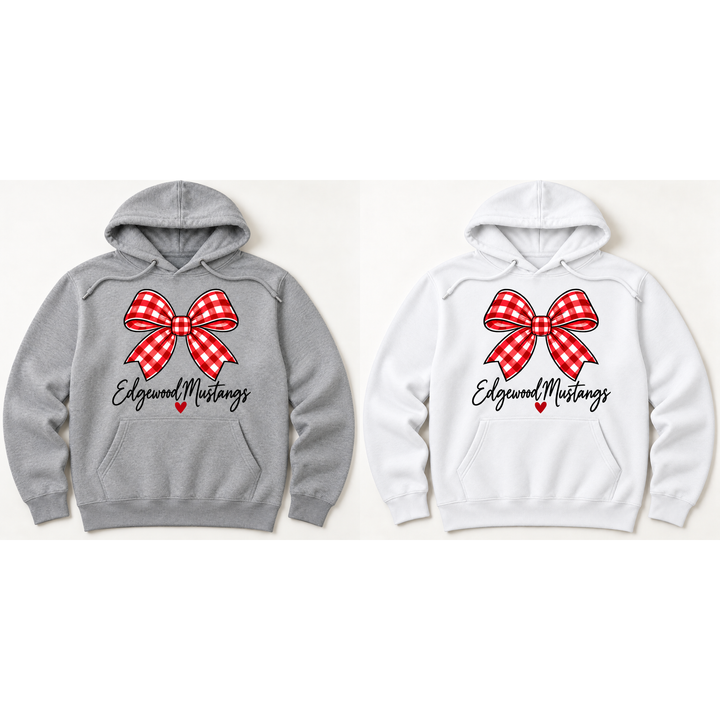 Edgewood Mustangs Bow Hoodie