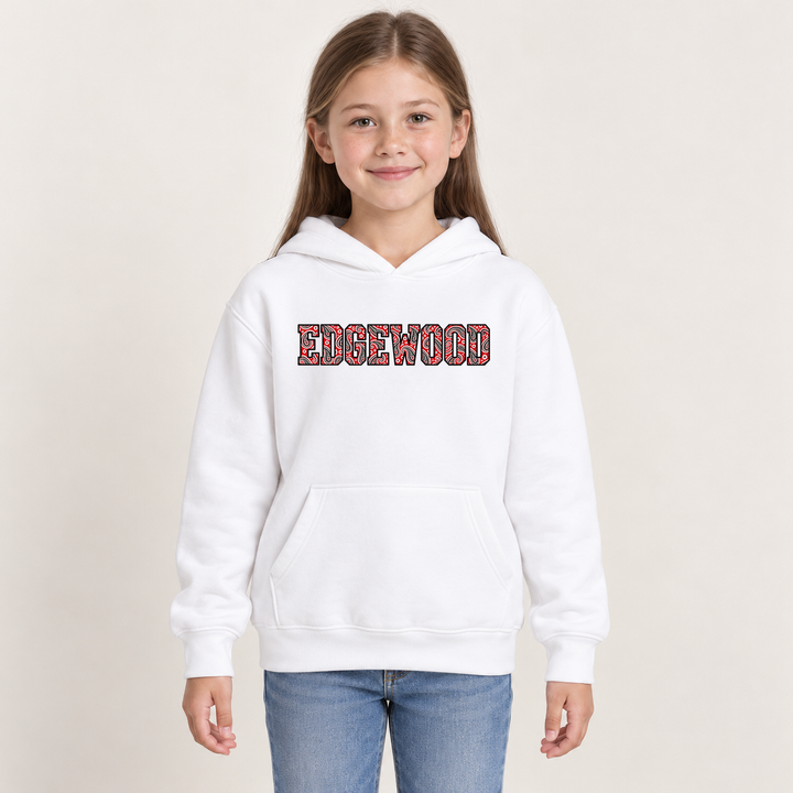 Edgewood Mustangs Paisley Youth Hoodie