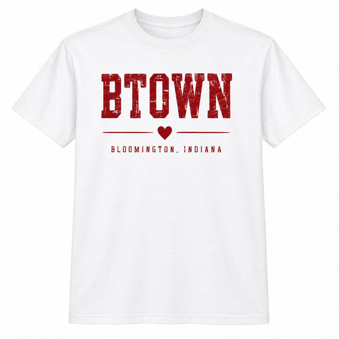 B-Town Heart Tee in White
