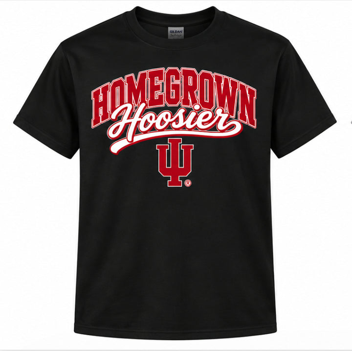 Homegrown Hoosier Script IU T-Shirt