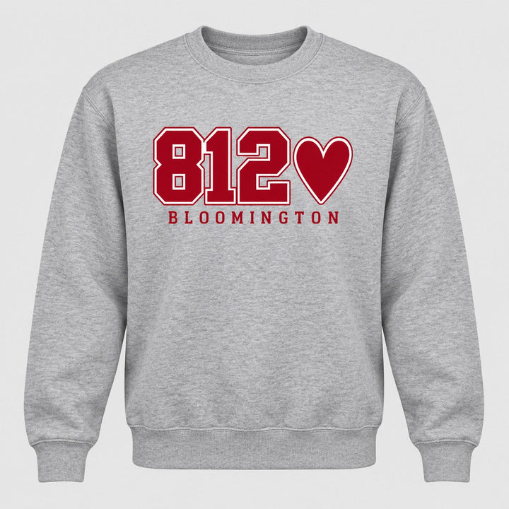 812 Bloomington Heart Crewneck