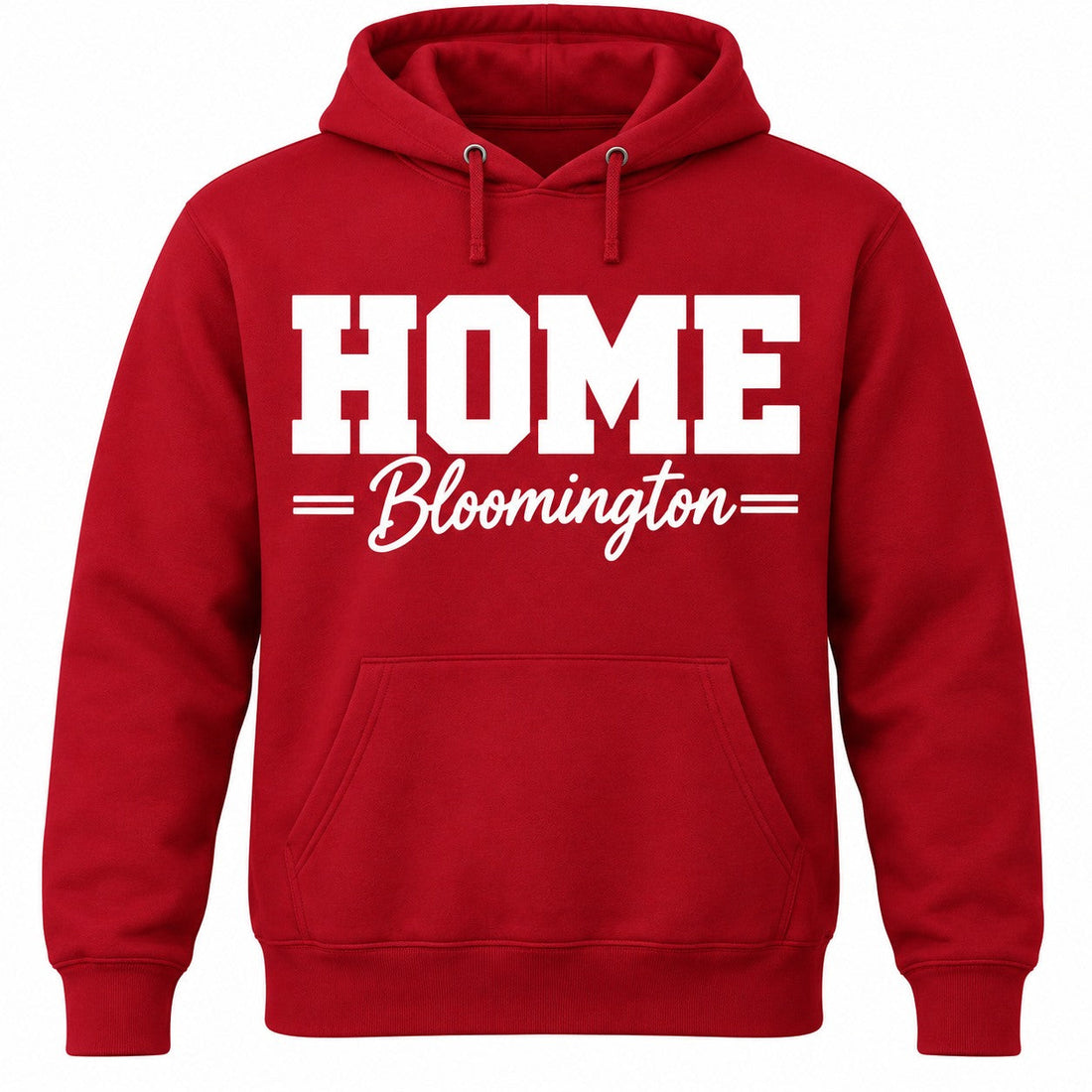 Home Bloomington Hoodie in Crimson