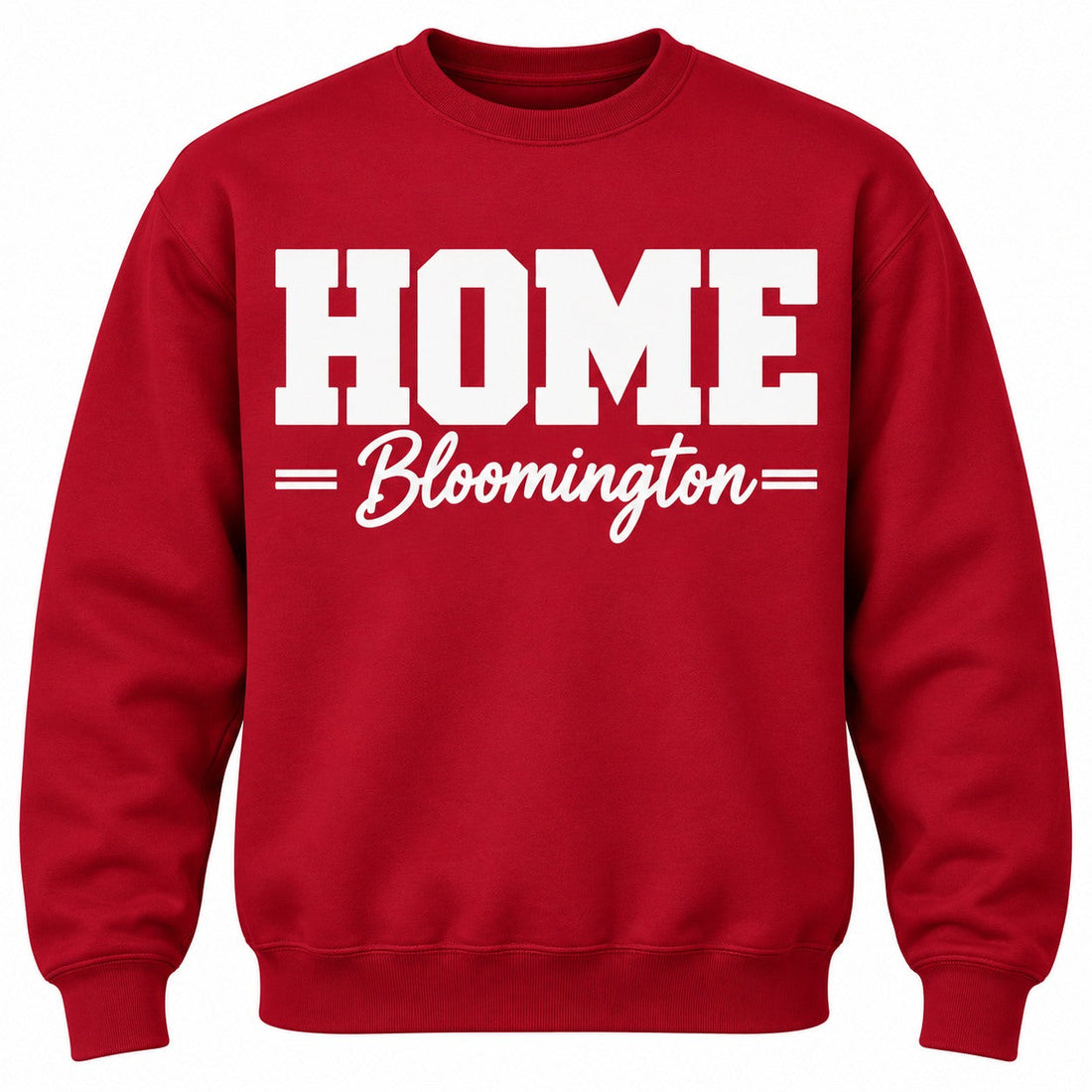 Home Bloomington Crewneck in Crimson