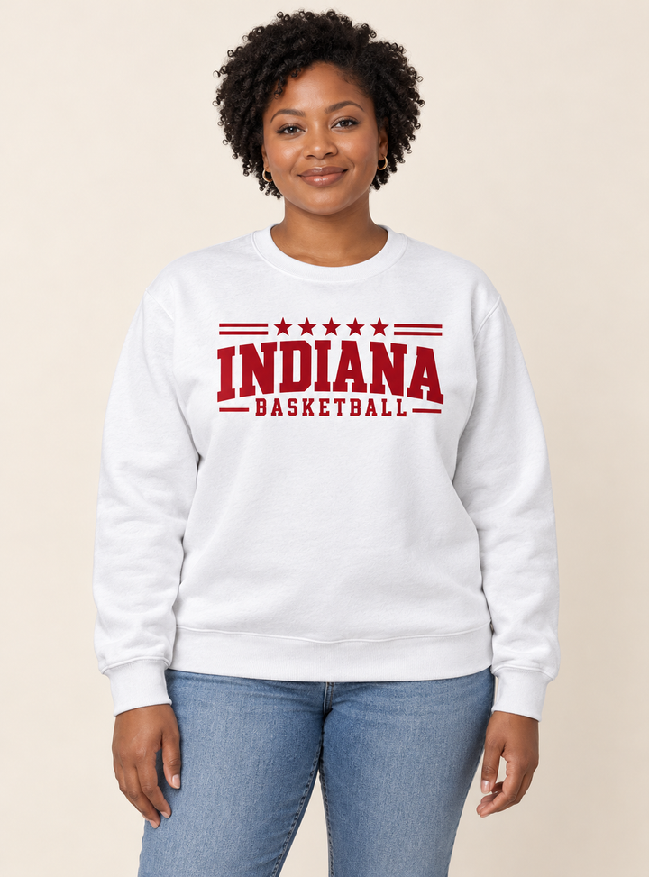 Five-Star Indiana Basketball Crewneck
