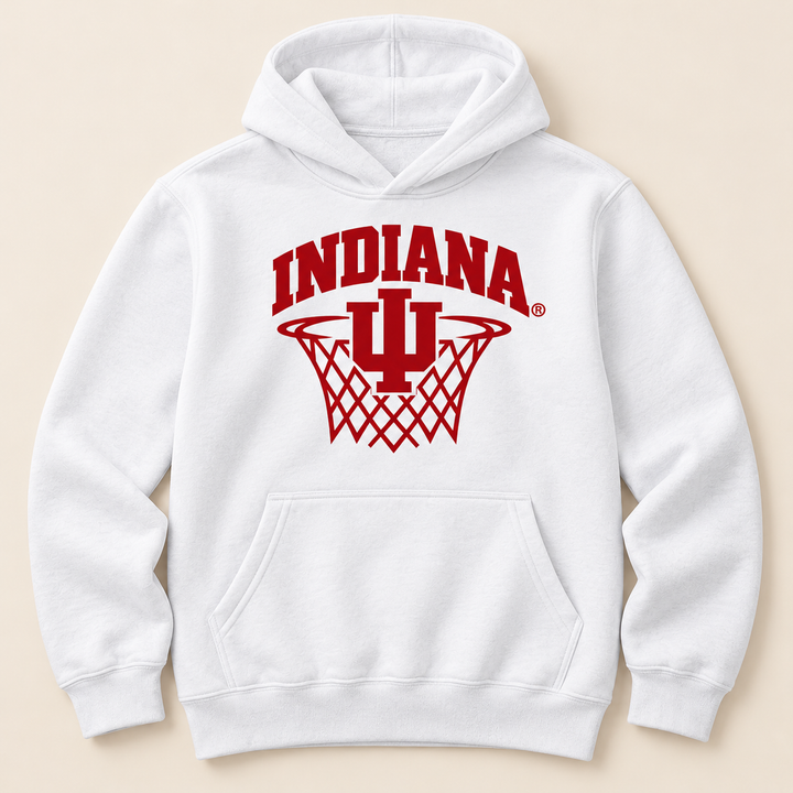 Indiana IU Basketball Hoop Hoodie