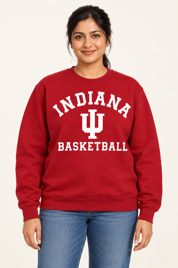 Indiana IU Basketball Crewneck