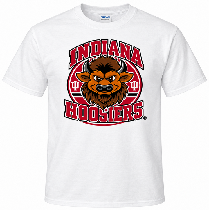 Big Bison Indiana Hoosiers Circle T-Shirt