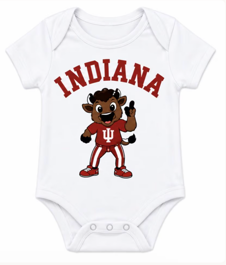 Indiana Bison Baby Onesie