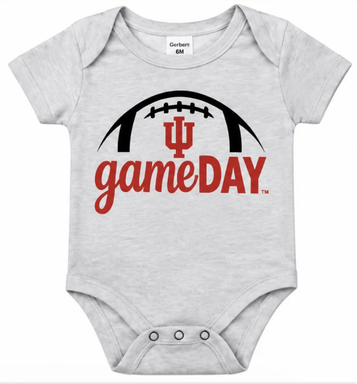 Game Day Laces Baby Onesie