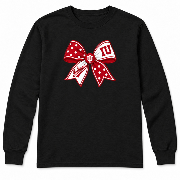 Indiana Bow Youth Long Sleeve T-Shirt
