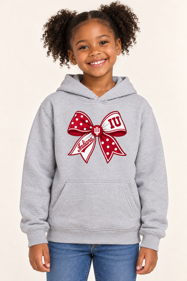 Indiana Bow Youth Hoodie