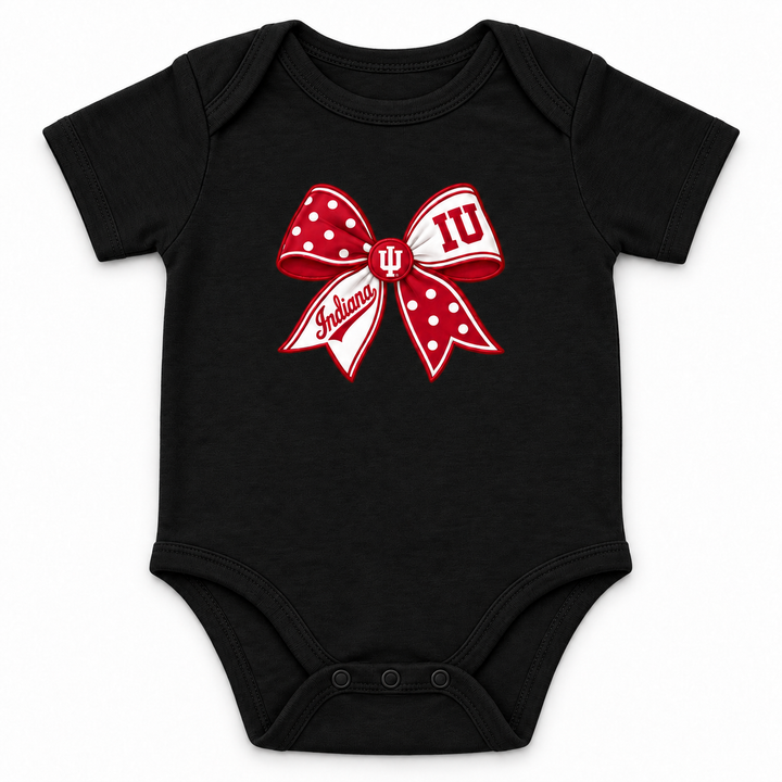 Indiana Bow Baby Onesie