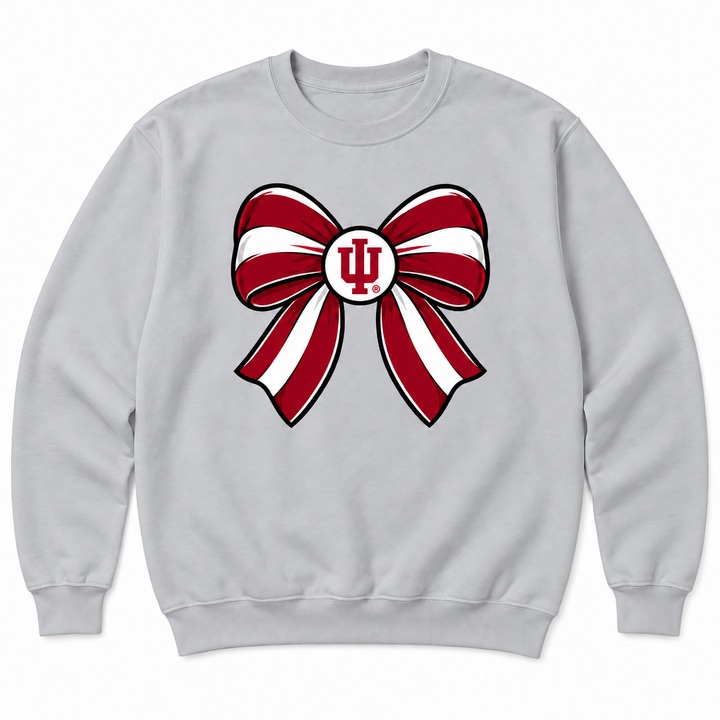 IU Bow Youth Crewneck