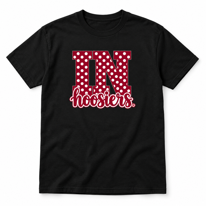 IN Polka Dot Hoosiers Toddler T-Shirt