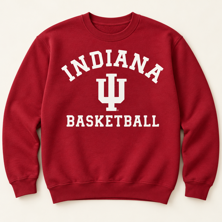 Indiana IU Basketball Youth Crewneck