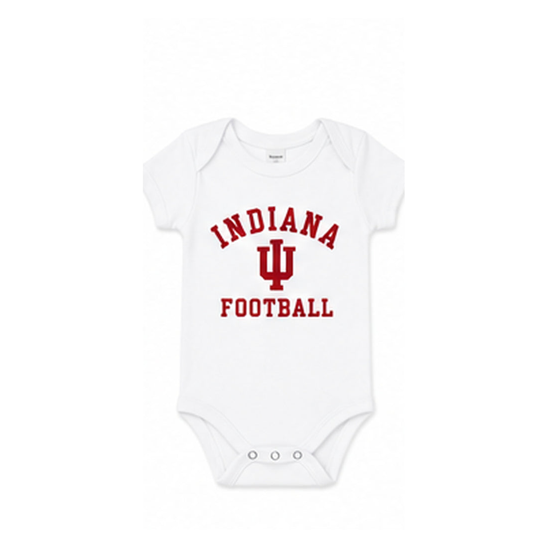 Indiana Football Baby Onesie in White
