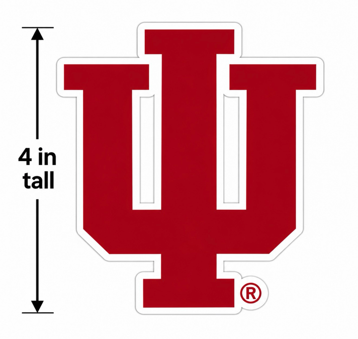 IU Logo Sticker Decal