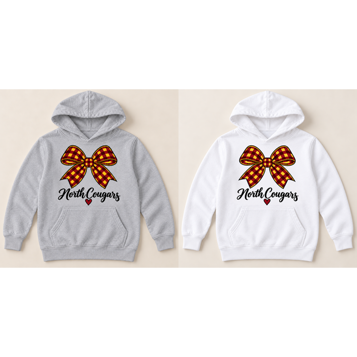 North Cougars Bow Youth Hoodie