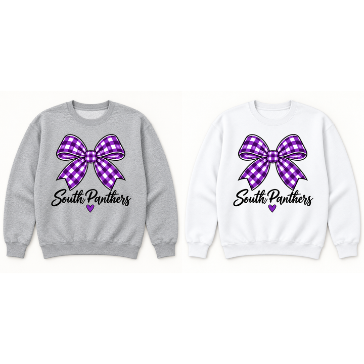 South Panthers Bow Youth Crewneck