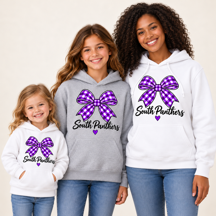 South Panthers Bow Youth Hoodie