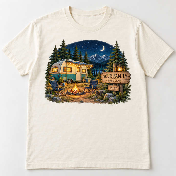 Personalized Family Camp Vacation Tee